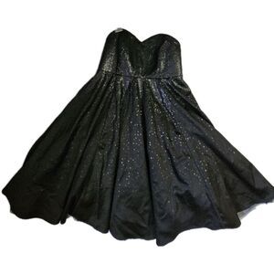 Torrid Dress Women’s Size 14 Black A-Line Sequin Cocktail Prom Lined